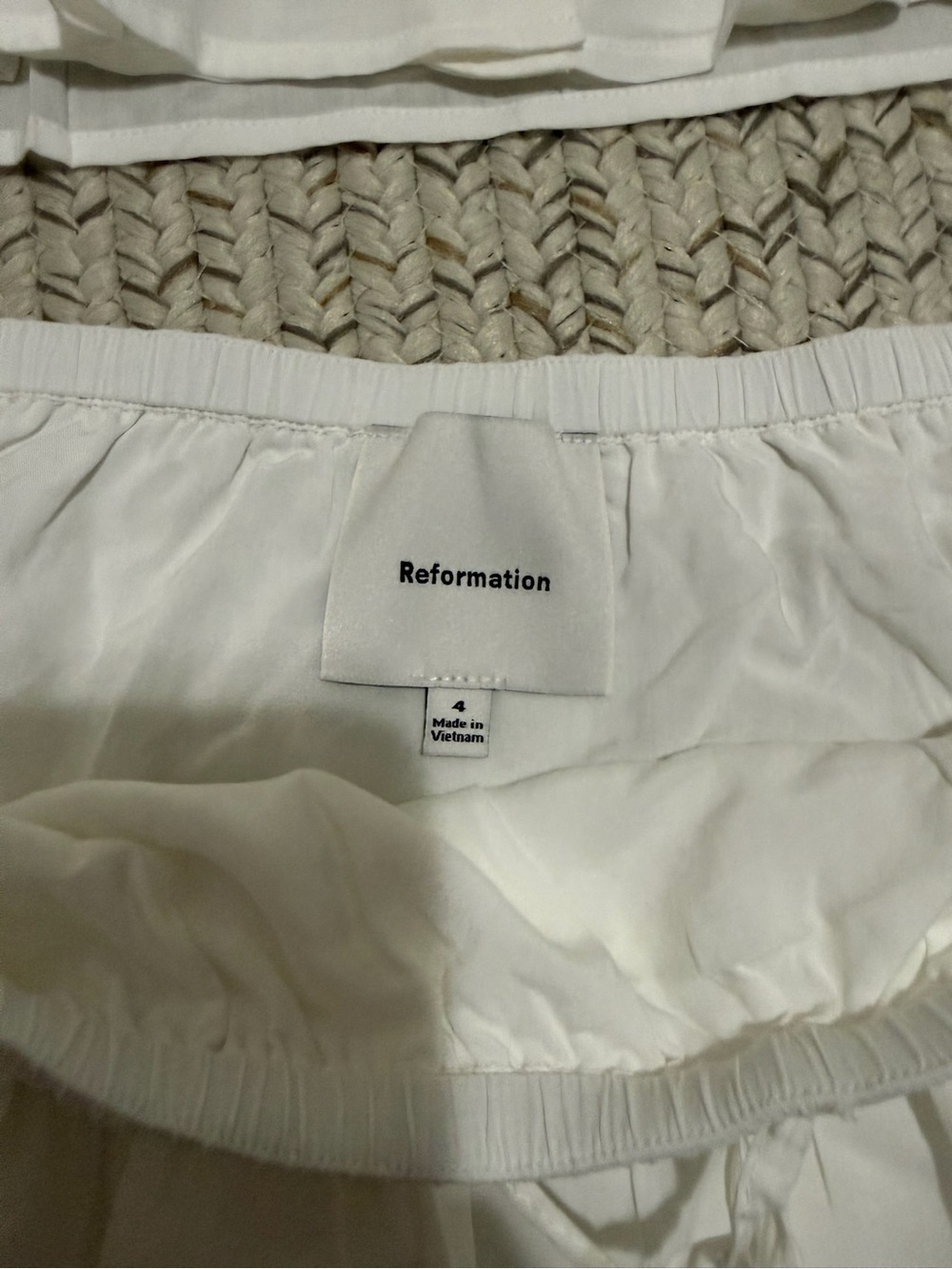 NWT Reformation Valetta Two Piece Set in White. MSRP $278. - Picture 10 of 12